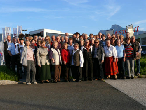 Die Teilnehmer des Gauausfluges 2012