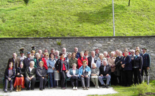 Die Teilnehmer des Gauausfluges 2008