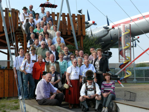 Die Teilnehmer des Gauausfluges 2009