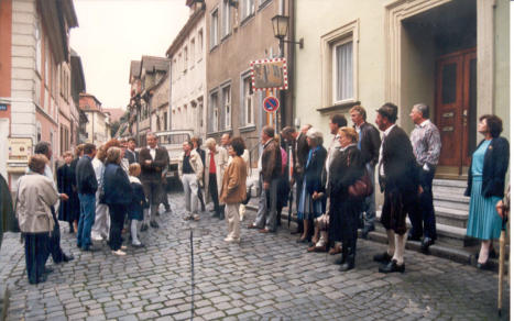 Die Teilnehmer des Gauausfluges 1987